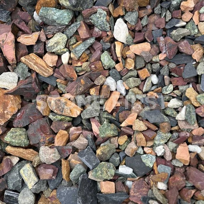 Цветная галька и крошка