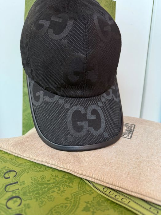 Sapca originala Gucci neagra GG noua cu factura