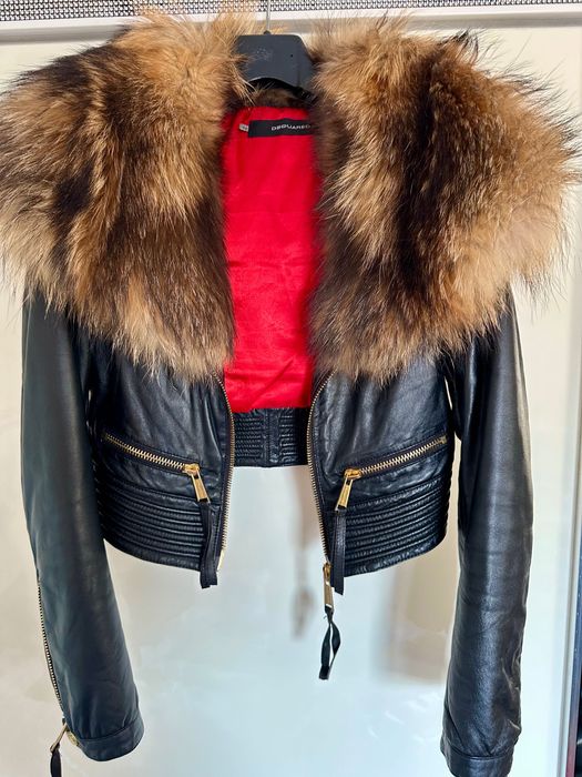 Яке Dsquared D2 естествена кожа