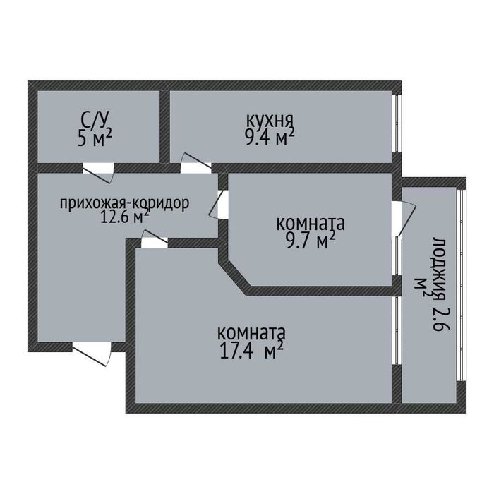 Продажа 2-комнатной квартиры