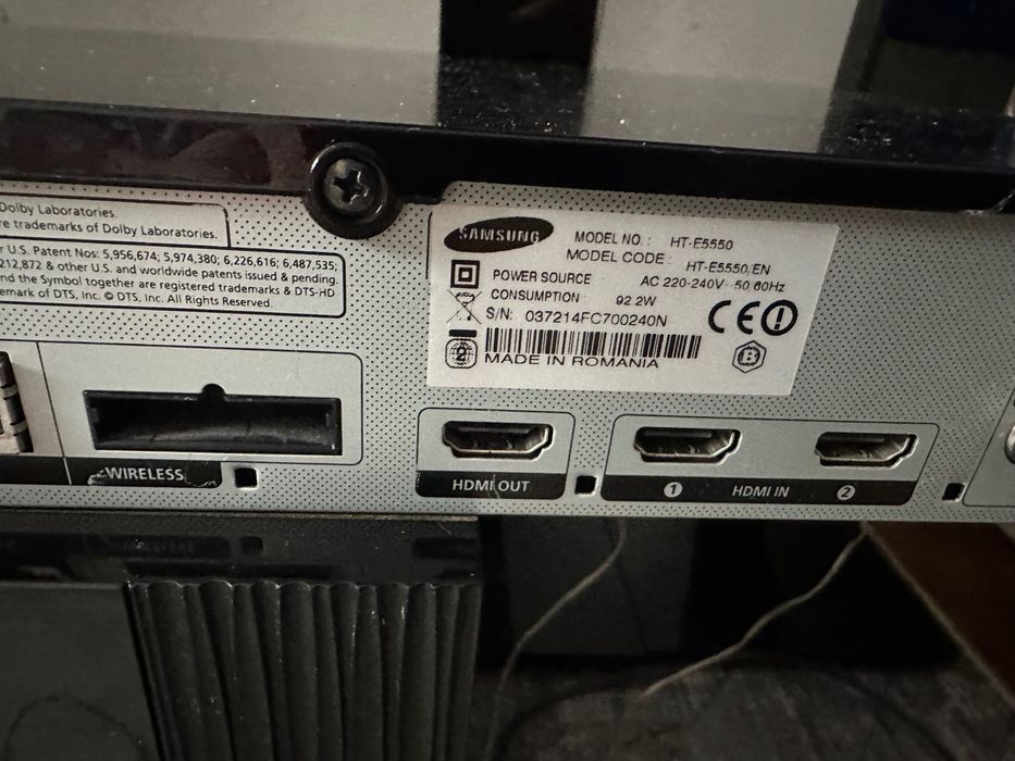 Sistem Home cinema 3D Blu-ray Samsung HT-E5550