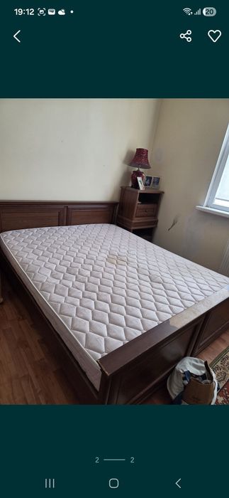 Продаётся двухспальная кровать
