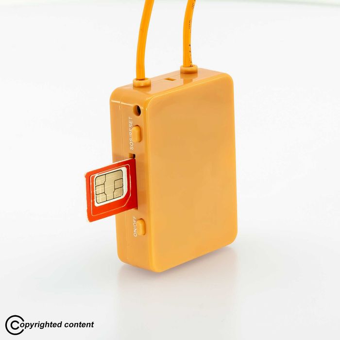 Cutiuta GSM cu Microvibratii - Colier cu casca de copiat tip Magnet - Fara Bluetooth!