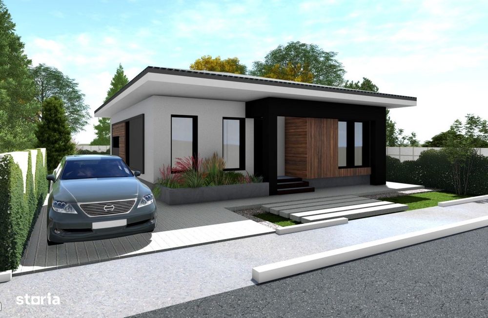 Casa parter - 3 camere - proiect in exclusivitate