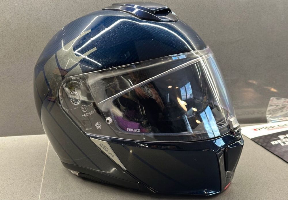 Модуларна мото каска HJC RPHA 90s - Balian Carbon M