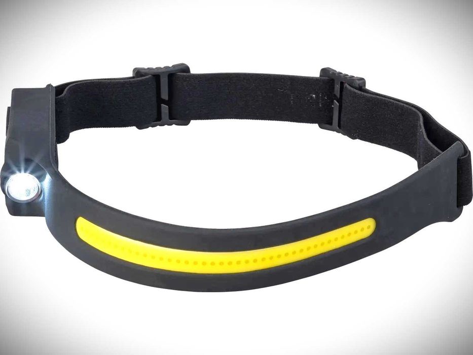 Lanternă frontală cu senzor de miscare, acumulator, NOUA. din Germania