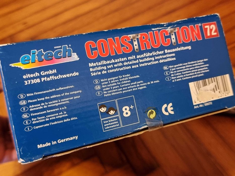 Set constructie Eitech C72, 188 piese