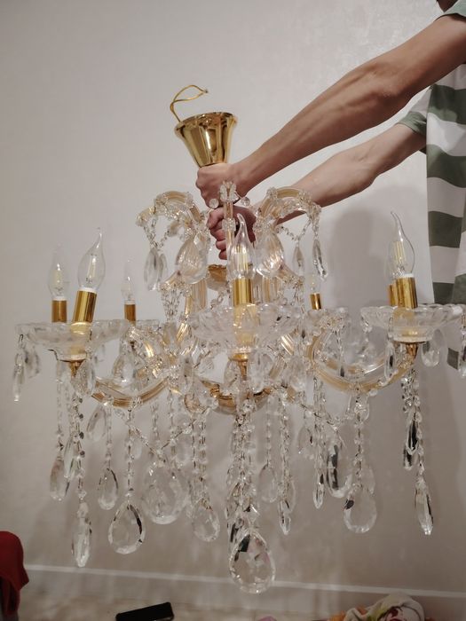 Хрустальная люстра, Чехия