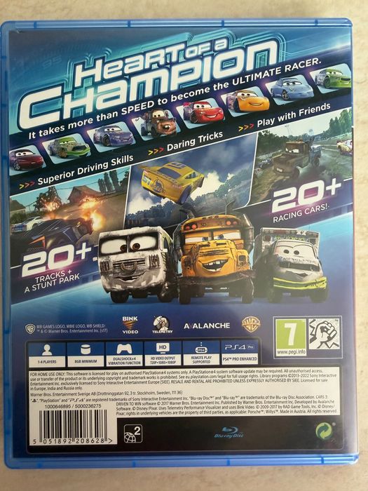 Cars 3: Driven to Win (PS4)