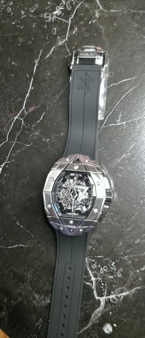 ublot black and silver