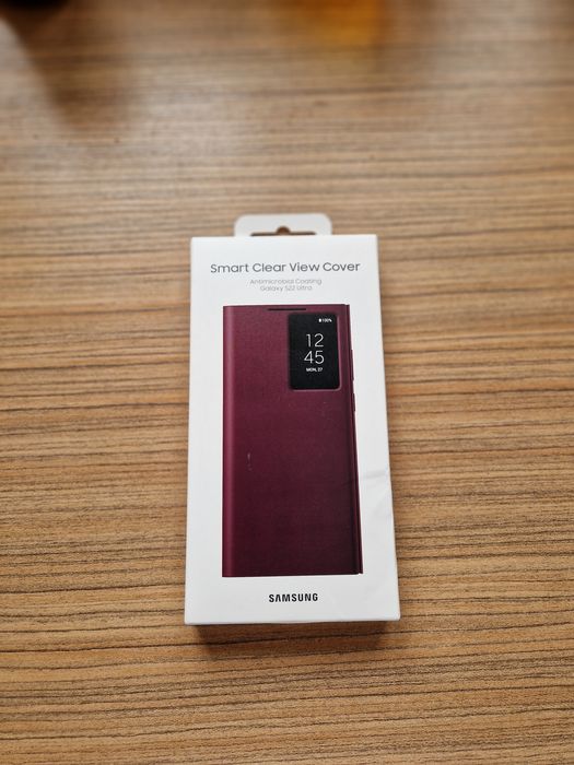 Husa Smart Clear View Originala Samsung Galaxy S22 Ultra Noua!Activa!Lichidare