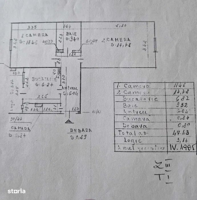 Apartament 2 camere decomandate, Intre Lacuri