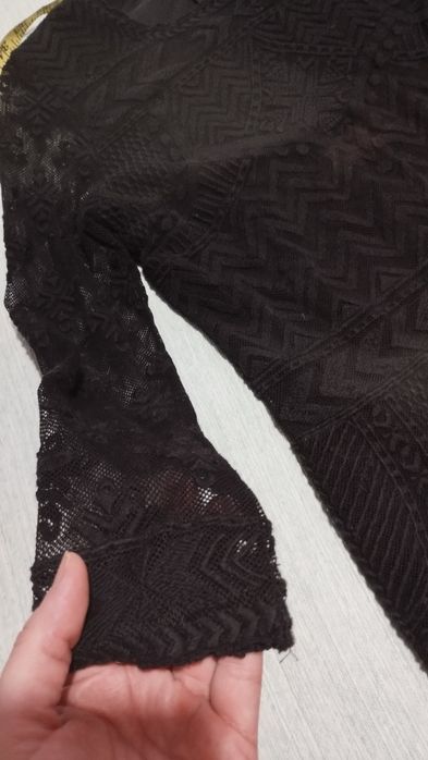 Черна дантелена рокля isabela Merant & HM