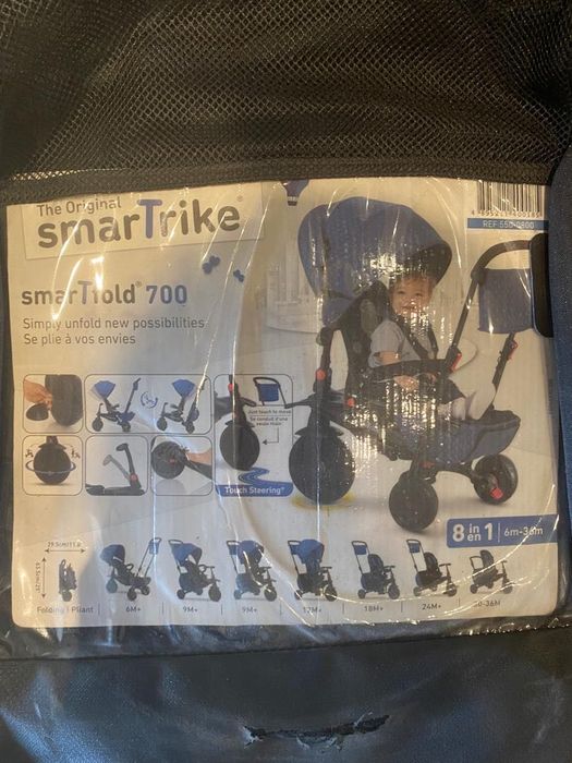 SmartTrike smarTfold 700 – детска триколка/количка , 8 вида в 1