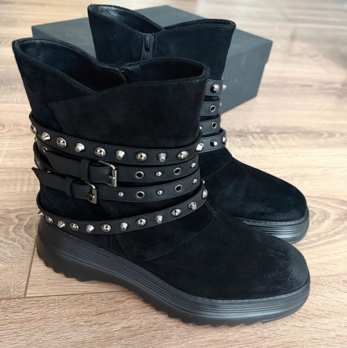 Ghete Musette din piele intoarsa