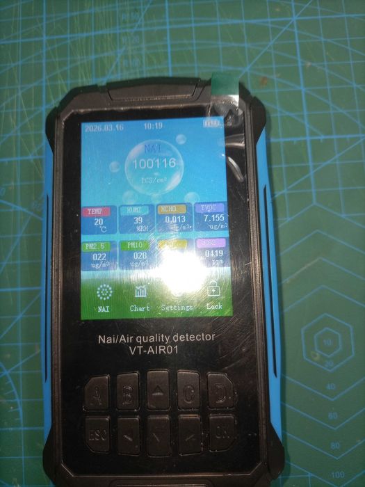 Тестер за измерване чистотата на въздуха