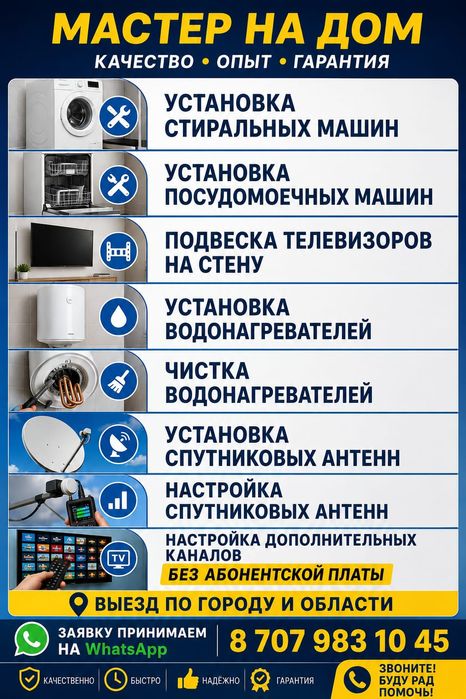 телевизор и спутниковая антенна