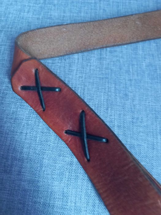 Уникална дамска чанта естествена кожа с закопчалка от рог