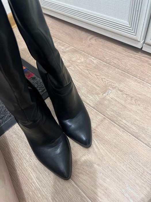 Сапоги на каблуке бренд Baldi