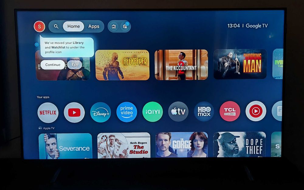Телевизор TCL QLED 43C655 43" Smart Google TV, 4K Ultra HD Гаранция