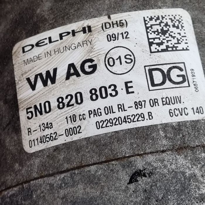 Compresor clima Skoda Yeti 2.0 TDI 2009 - 2013 110CP CUUA CFHA DFSA CLCA (1406) Diesel ...