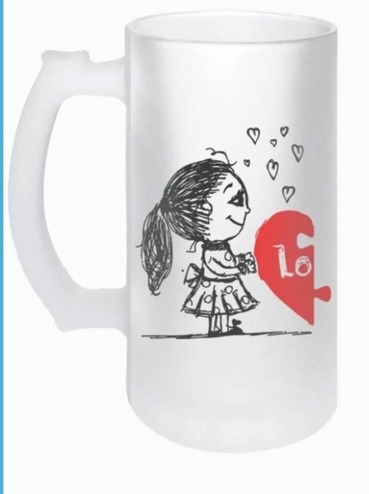 Halba personalizata din sticla sablata