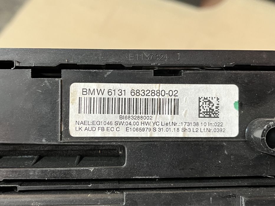 Panou clima / Climatronic / Interfata Radio BMW Seria 3 F30 F31 F34