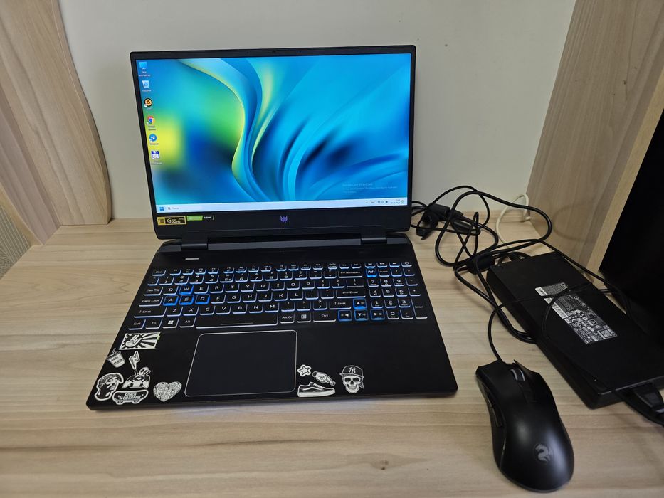 Игровой ноутбук Acer predator helios 300 i7-2700H RTX3060