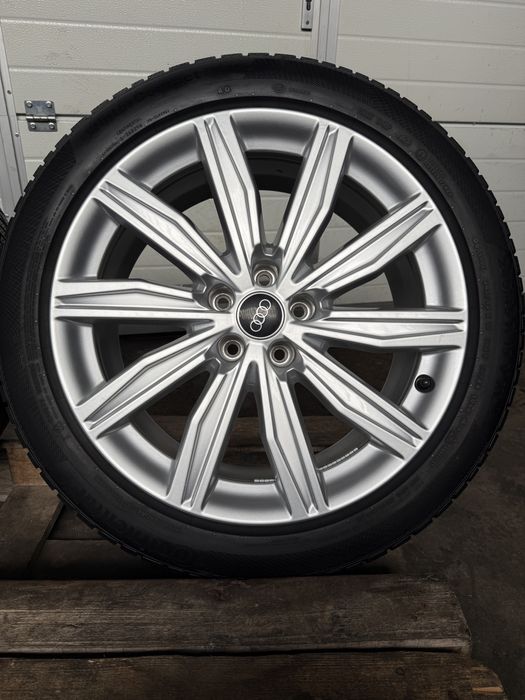 Jante originale Audi A6 cu anvelope iarna Continental 245/45 R19