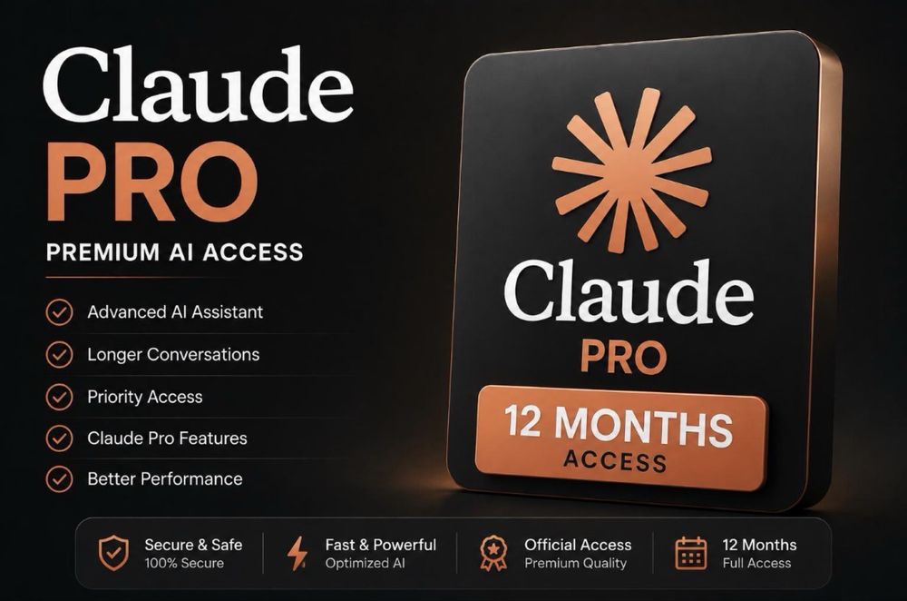 Claude PRO - Acces 12 luni