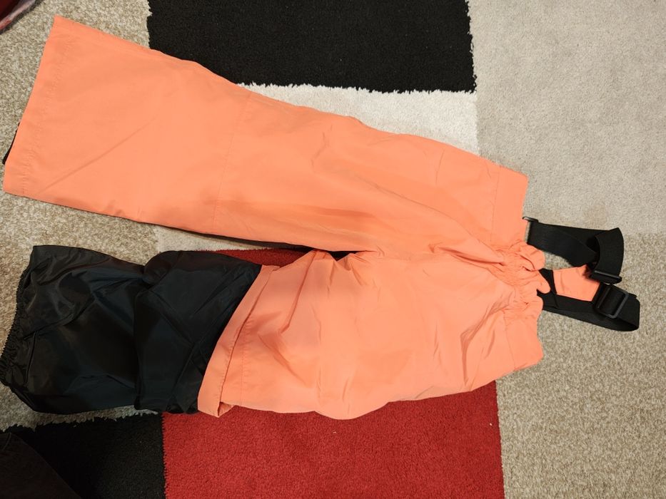 Pantaloni salopeta ski copii