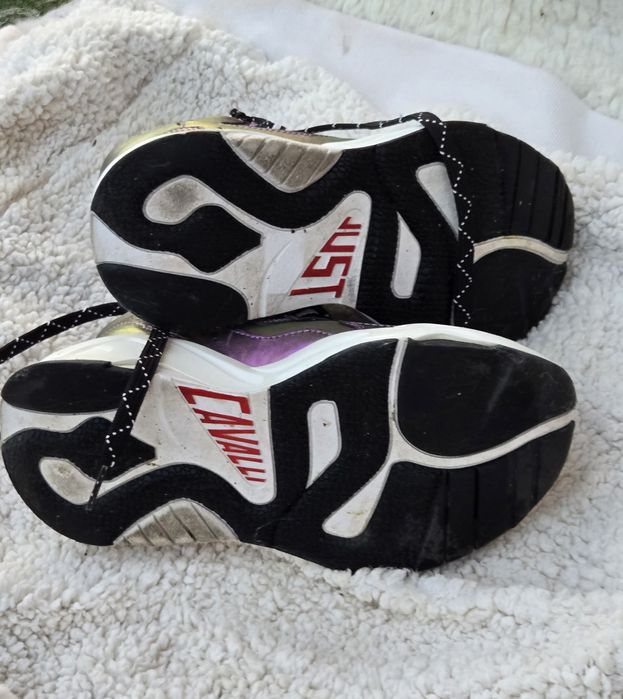 Just Cavalli  оригинални дамски сникърси естествена кожахамелеон 37/38