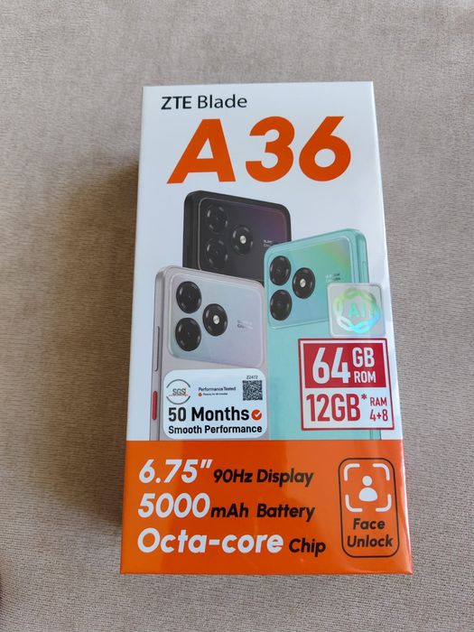 Телефон Zte blade a36