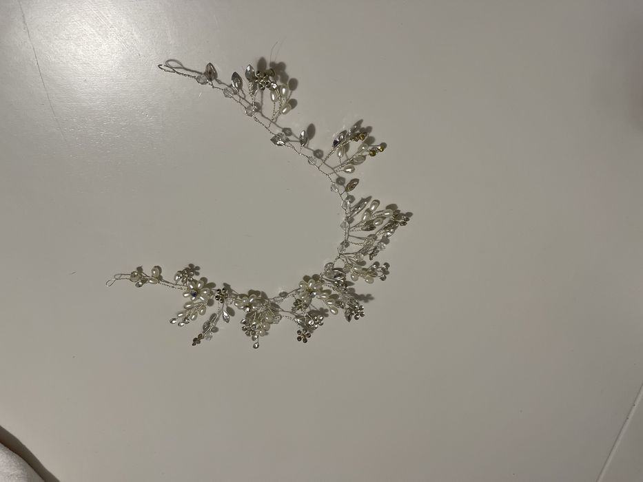 Diadema ocazie/mireasa cu perle artificiale