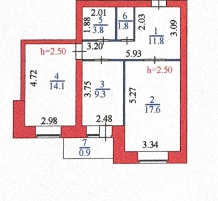 Продам 2 комнатную квартиру