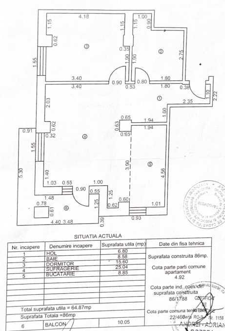 Apartament 2 camere decomandat, zona Micro 3