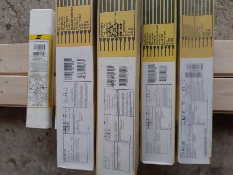 Електроди стоманени и неръждавейка всякакви дискове за рязане и шлай