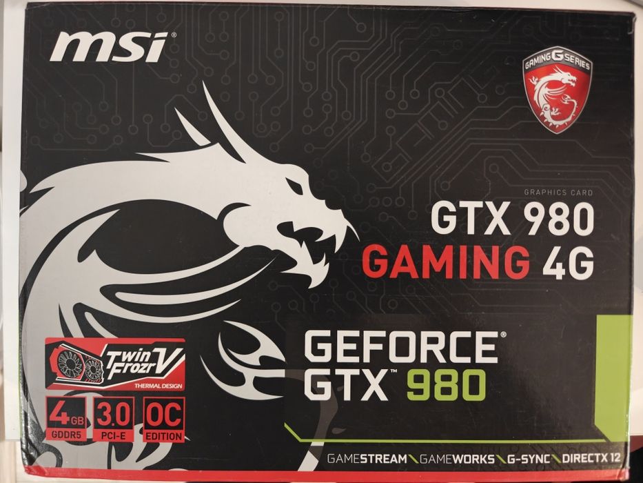 Placă video MSI GTX 980 4GB GDDR5 – funcțională, ideal gaming 1080p
