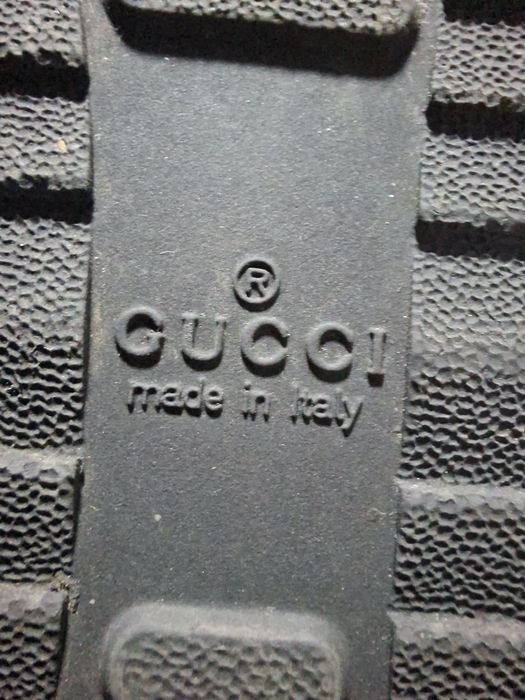 Gucci Leather Web Sneaker 'Black'