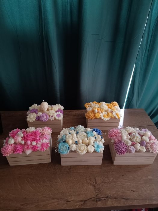 Tablou hand made, buchete ceară