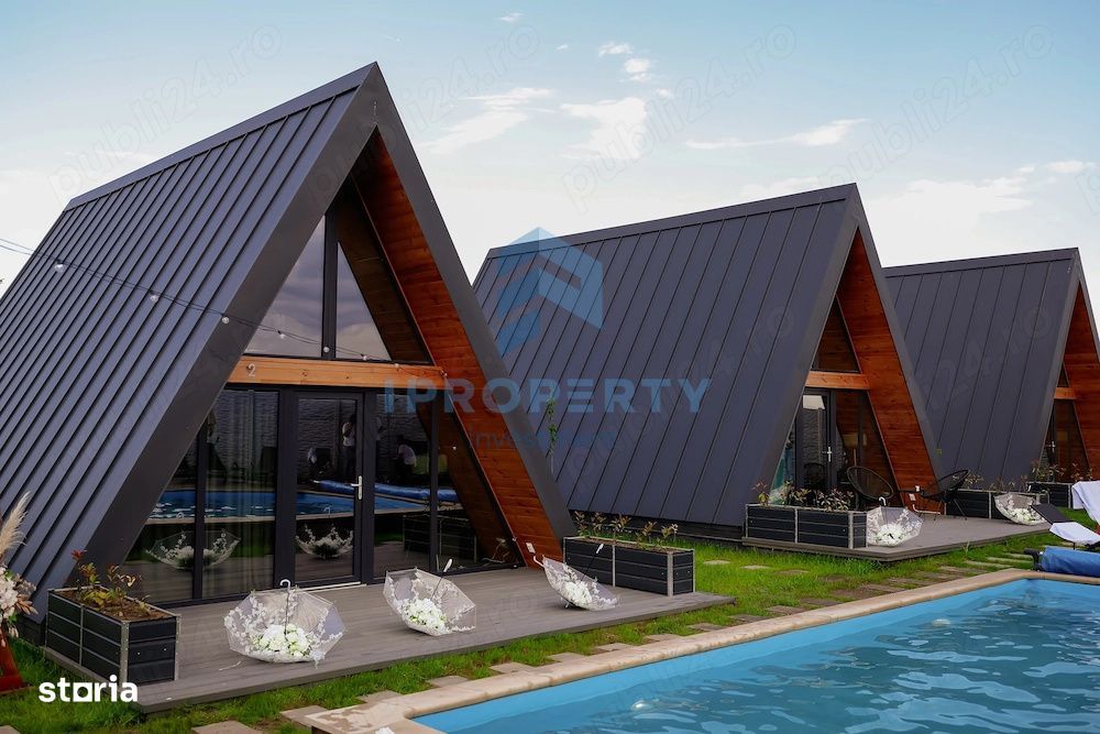 Gruiu Ilfov Complex Turistic La Cheie 4x Casute A-Frame