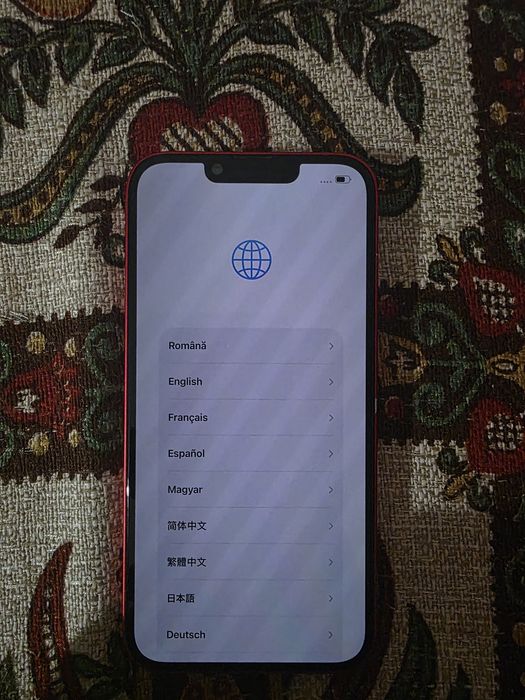 Iphone 14 RED CA NOU 128 Gb+ cutie si husa