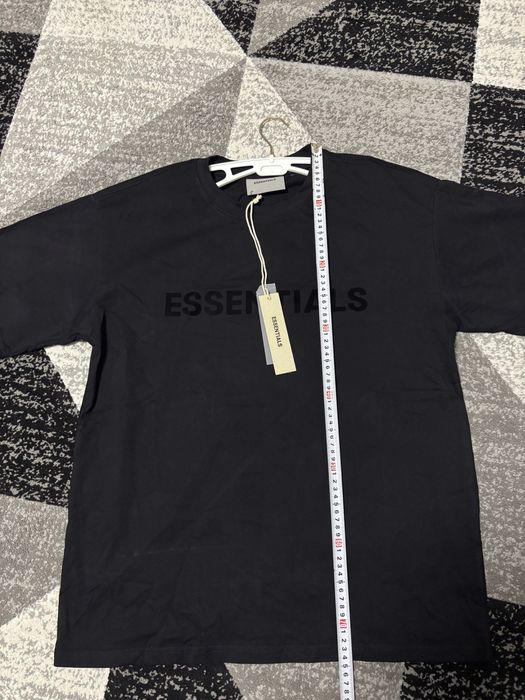 Tricou Essentials Negru – Mărimea L, Nou cu Etichetă