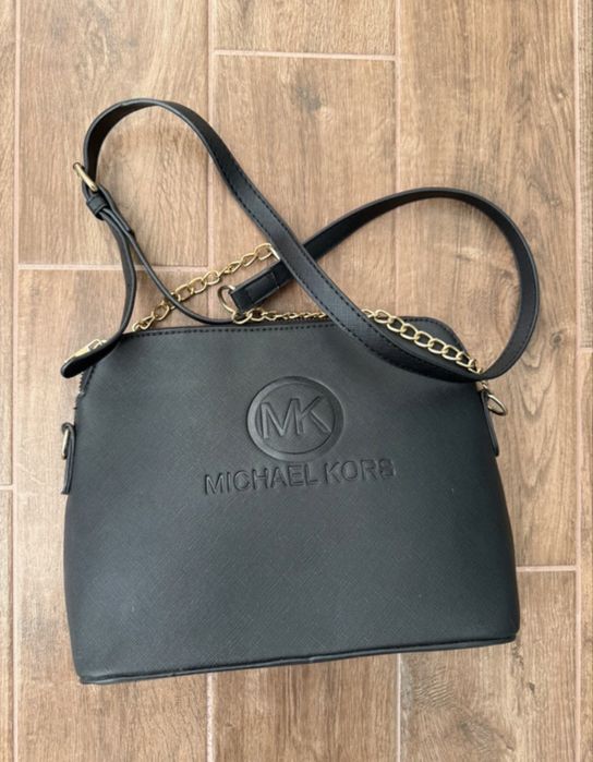 Geantă Neagră Crossbody - Model Jet Set