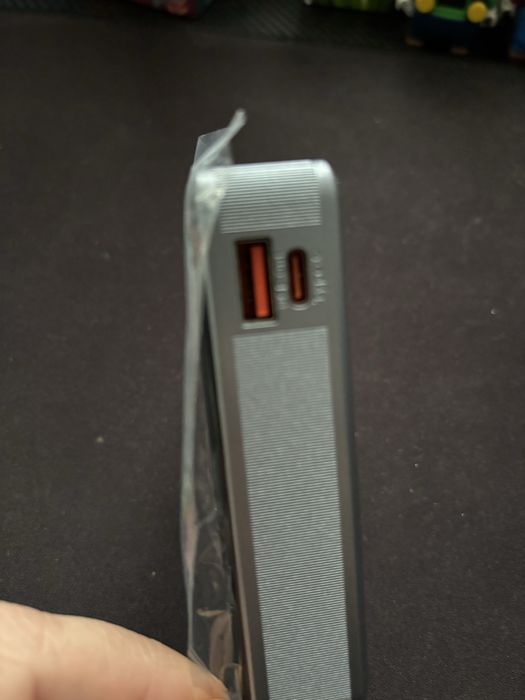 Baterie externa SBS 10000 mAh, 35 W, cablu USB-C, 1xUSB, 2xUSB-C, Gri