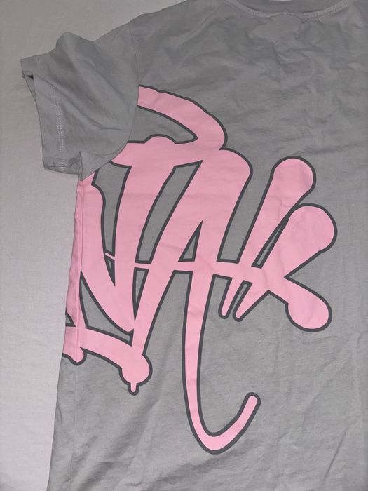 SYNA T-shirt gray and pink