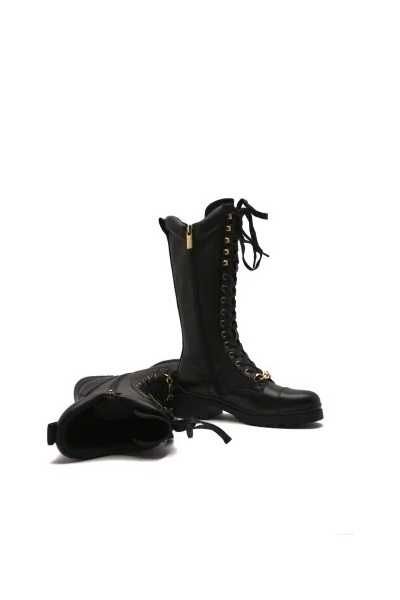 %ПРОМО%до 31.01!LIU JO № 38 – Дамски ботуши естествена кожа "BLACK & G