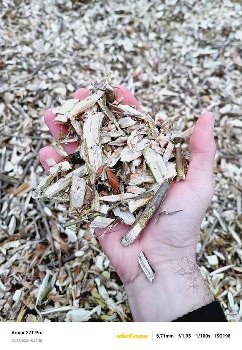 Мулч / Дървесен чипс  - 100% Натурален!