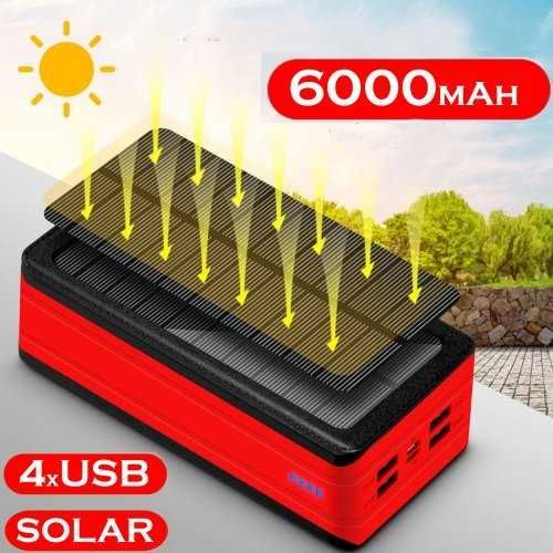 60000mah Соларна Преносима Батерия UKS PAWERBANK с фенерче
