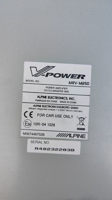 Vand amplificator Alpine mrv250